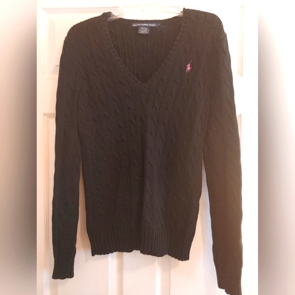 Ladies Ralph Lauren Polo V neck sweater